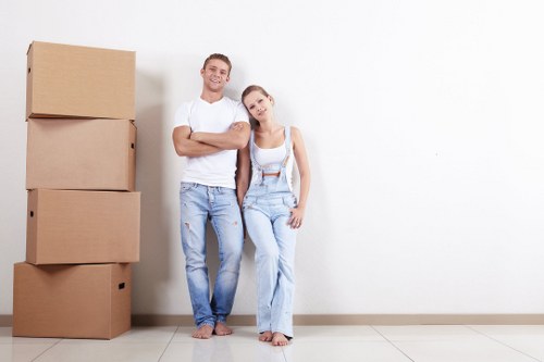Moving van service for a Maryland residential relocation