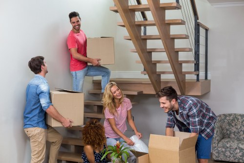 Office removal team preparing commercial move in Maryland