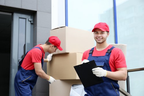 Removal team helping with a residential move in Maryland
