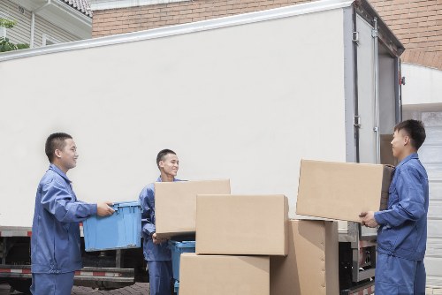 Commercial removal van service for office equipment transport in Maryland