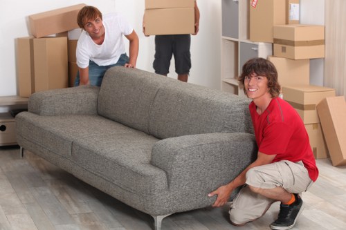 Residential relocation preparation in a Maryland neighborhood