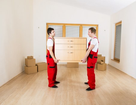 Commercial removal service for an office move in Maryland
